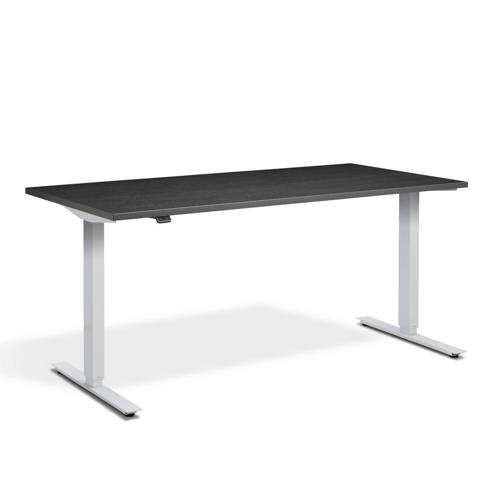 Lavoro Zero Dual Motor Height Adjustable Office Desk with White Frame