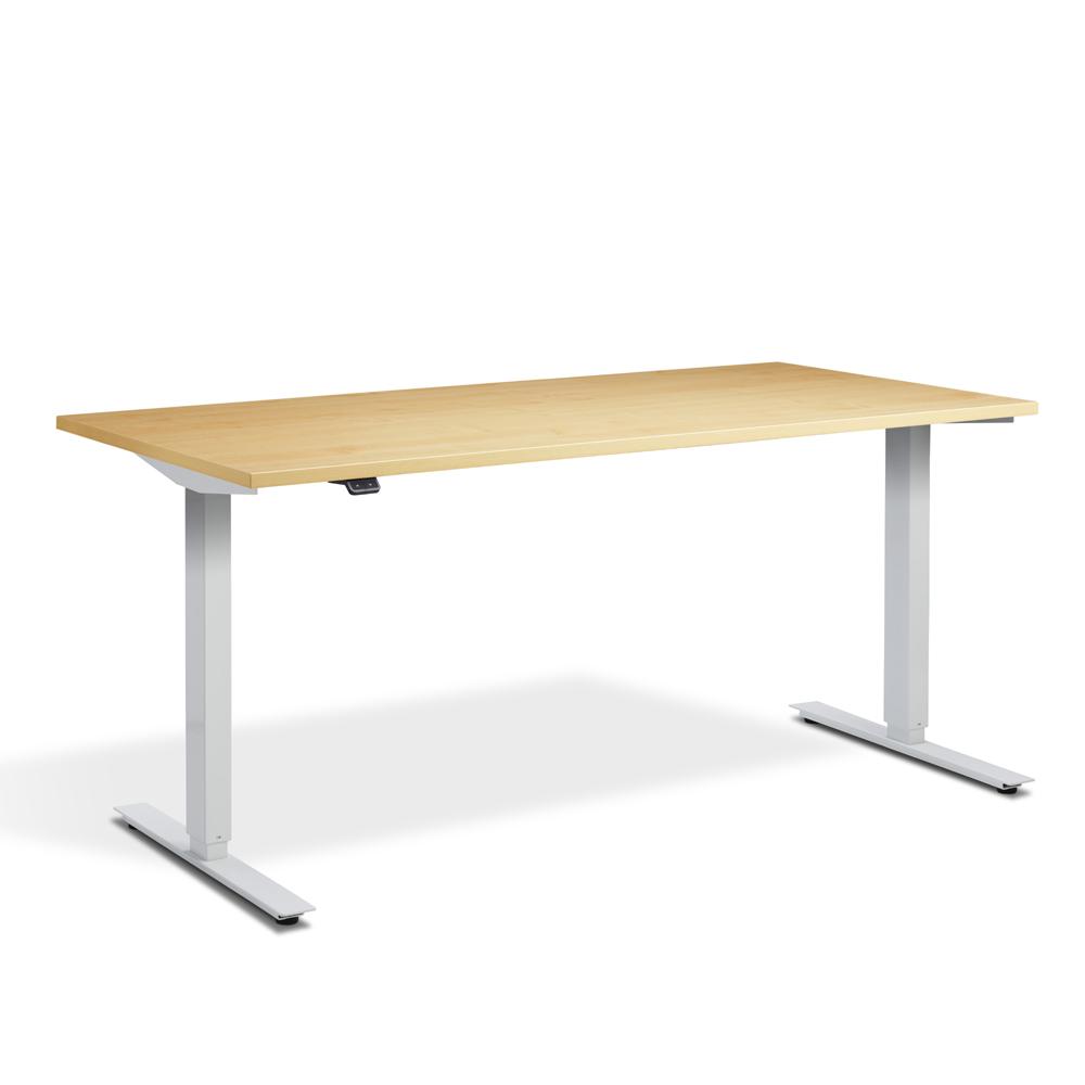 Lavoro Zero Dual Motor Height Adjustable Office Desk with White Frame