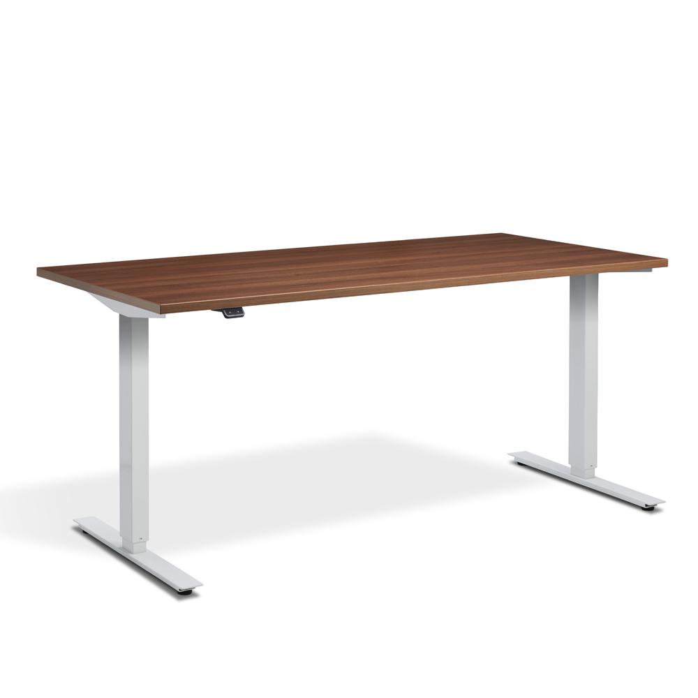 Lavoro Zero Dual Motor Height Adjustable Office Desk with White Frame