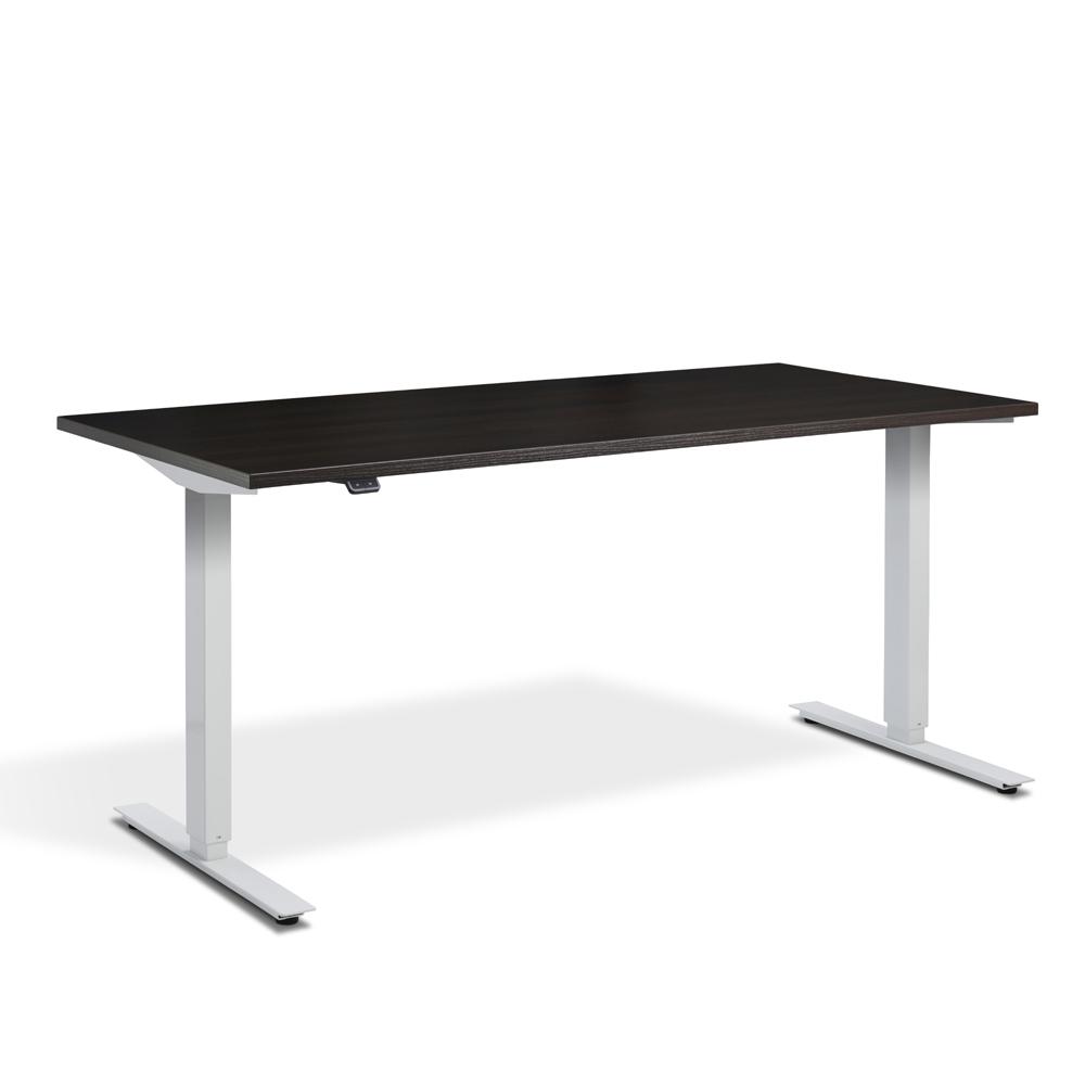 Lavoro Zero Dual Motor Height Adjustable Office Desk with White Frame