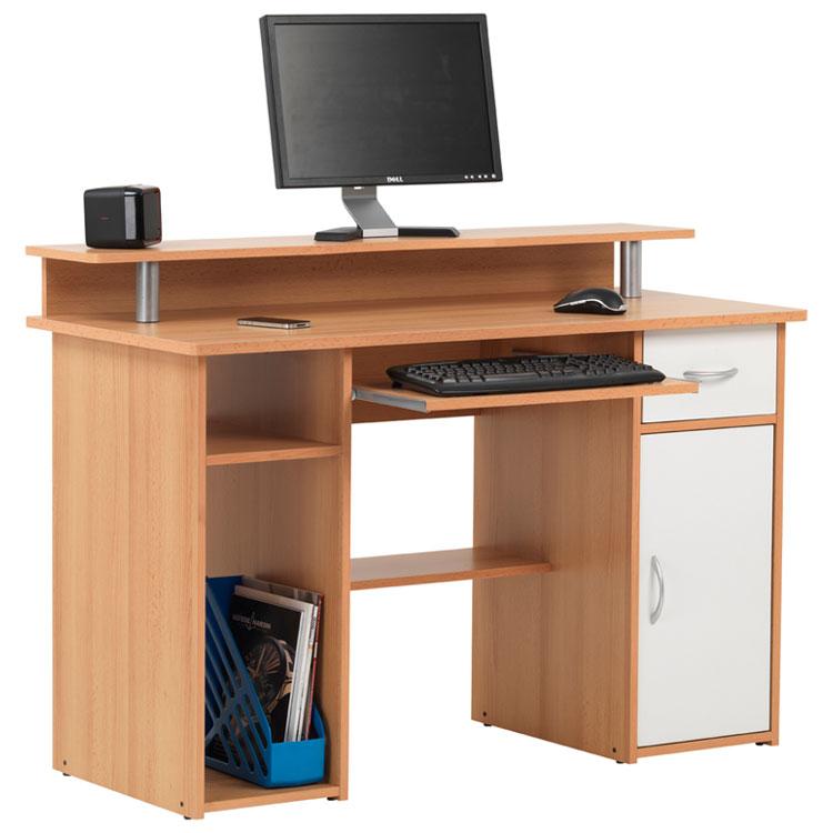 Alphason Albany AW12362-BC Beech Computer Desk