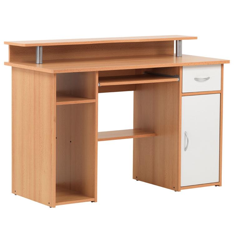 Alphason Albany AW12362-BC Beech Computer Desk