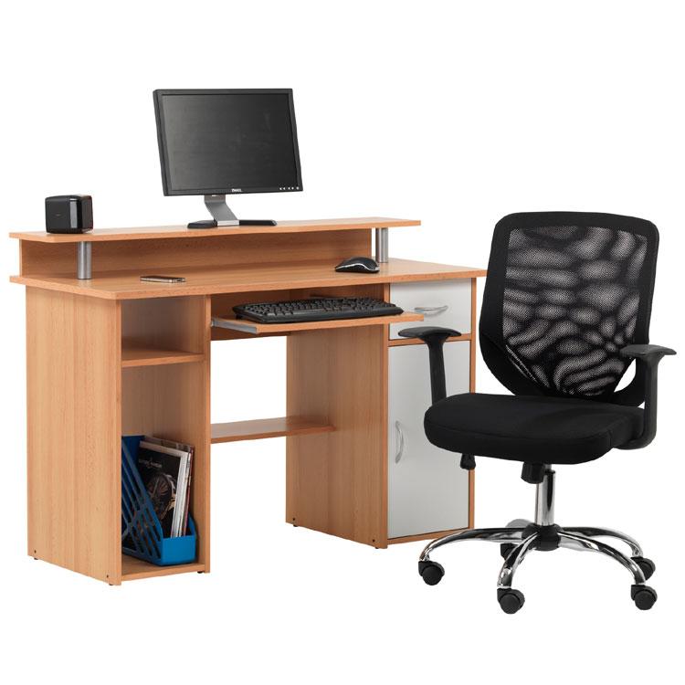 Alphason Albany AW12362-BC Beech Computer Desk