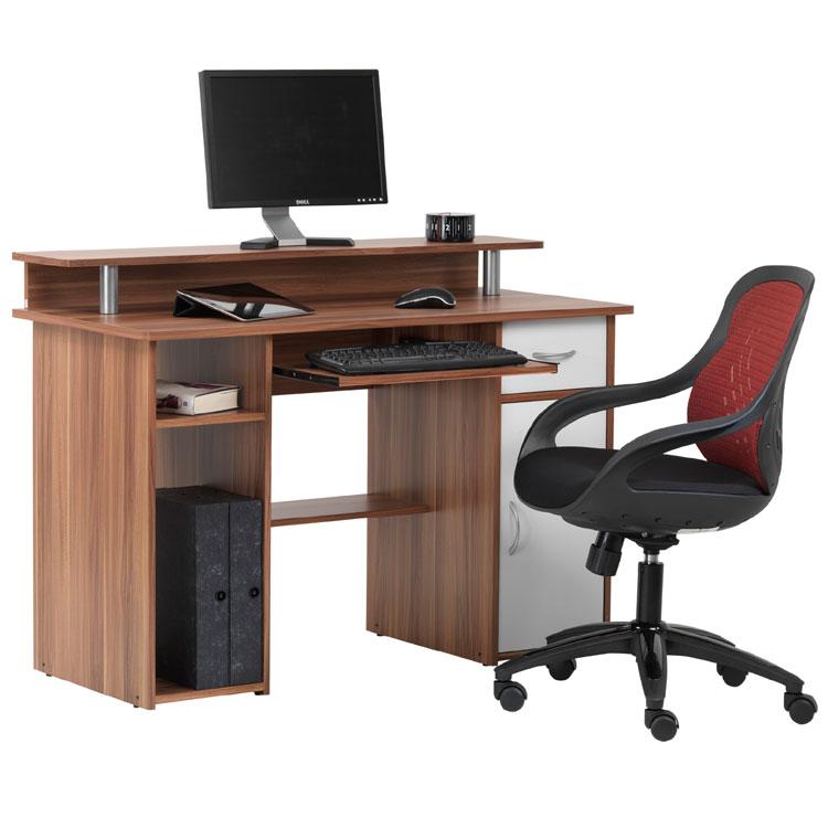 Alphason Albany AW12362-W Walnut Computer Desk