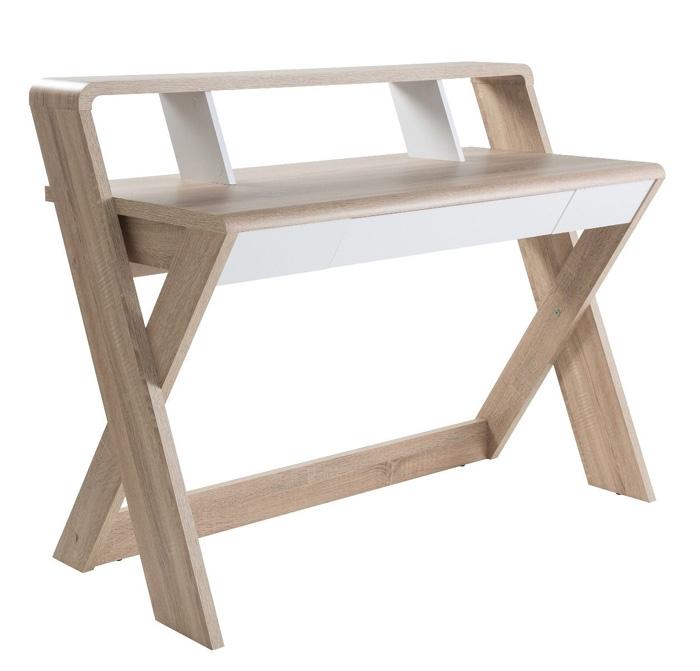 Alphason Aspen AW2110 Oak and White Desk