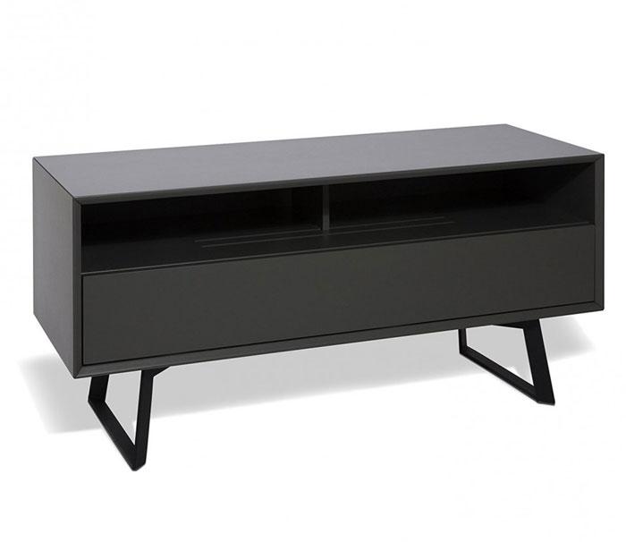 Alphason Carbon 1200 Black and Grey TV Stand ADCA1200-GRY