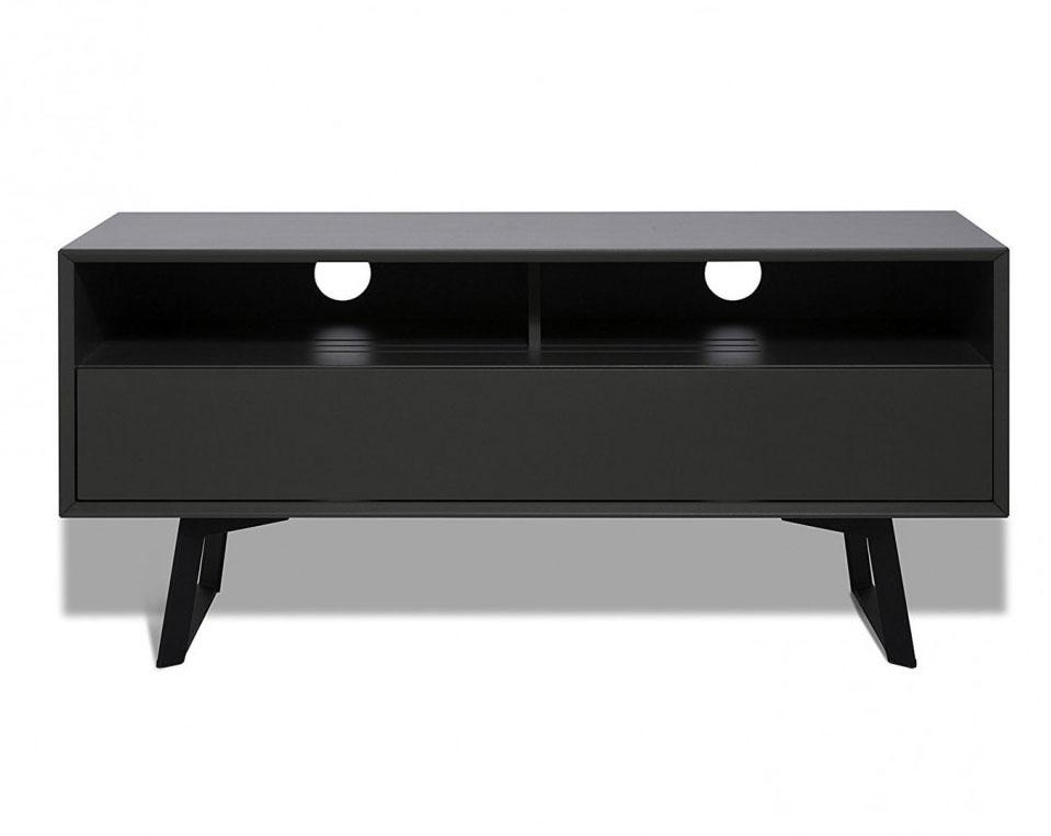 Alphason Carbon 1200 Black and Grey TV Stand ADCA1200-GRY