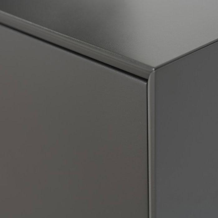 Alphason Carbon 1200 Black and Grey TV Stand ADCA1200-GRY
