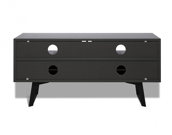 Alphason Carbon 1200 Black and Grey TV Stand ADCA1200-GRY