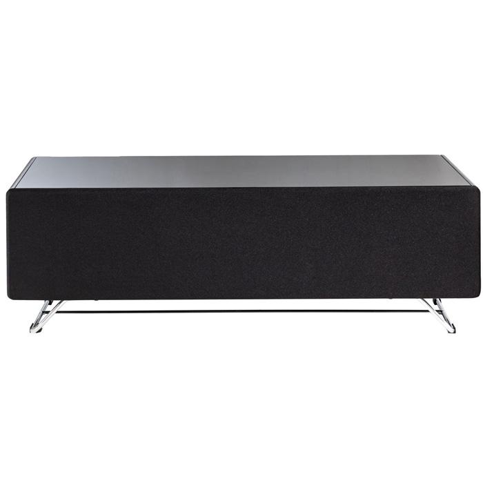 Alphason Chromium Concept 1200mm TV Stand in Black with Speaker Mesh Front (CRO2-1200CPT-BLK)