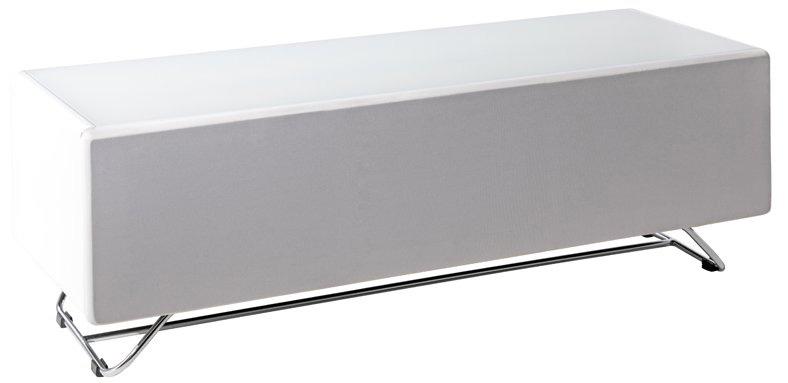 Alphason Chromium Concept 1200mm TV Stand in White with Speaker Mesh Front (CRO2-1200CPT-WH)