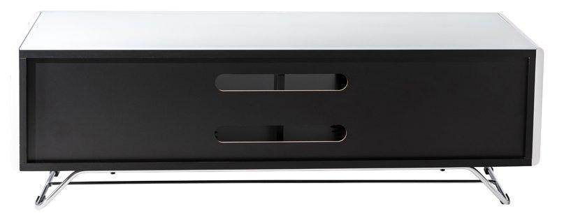 Alphason Chromium Concept 1200mm TV Stand in White with Speaker Mesh Front (CRO2-1200CPT-WH)