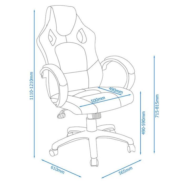 Alphason Daytona Leather Gaming Executive Chair