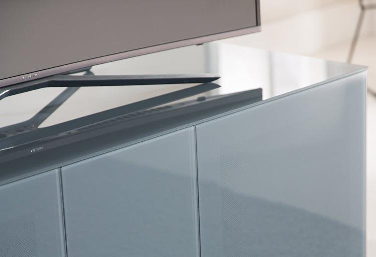 Alphason Element EMT2500XL High Gloss Grey TV Cabinet 520mm Tall