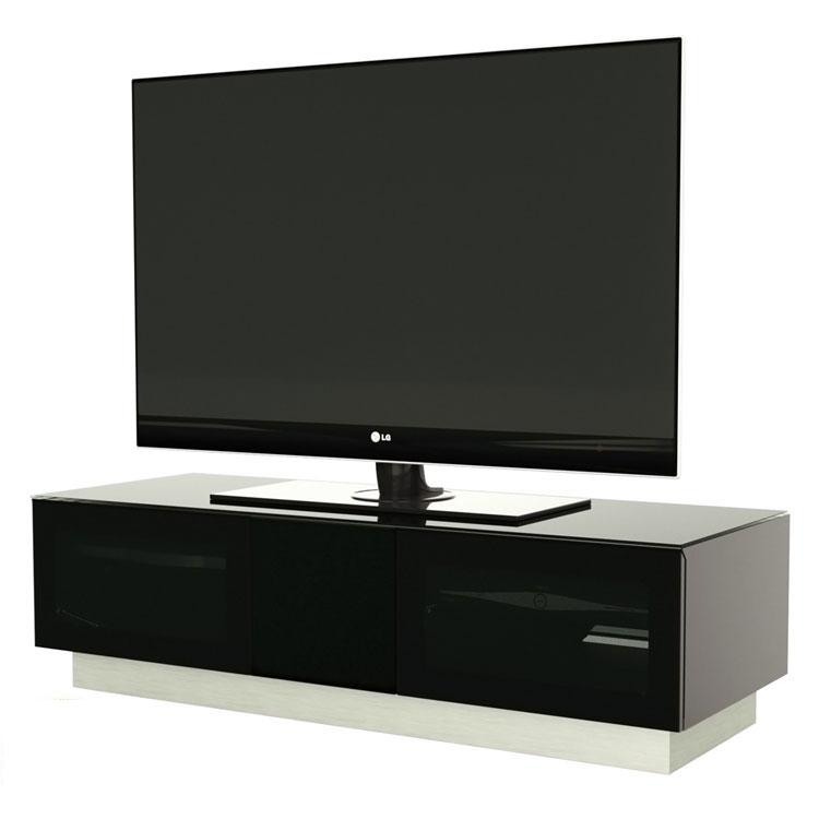 Alphason Element EMT1250 High Gloss Black TV Cabinet