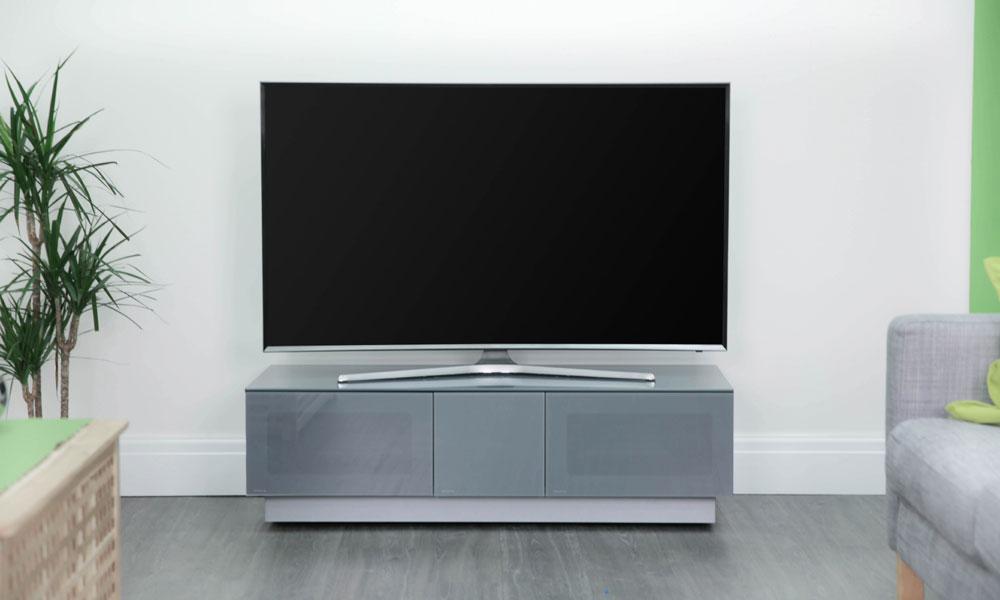 Alphason Element 1250 High Gloss Grey TV AV4Home