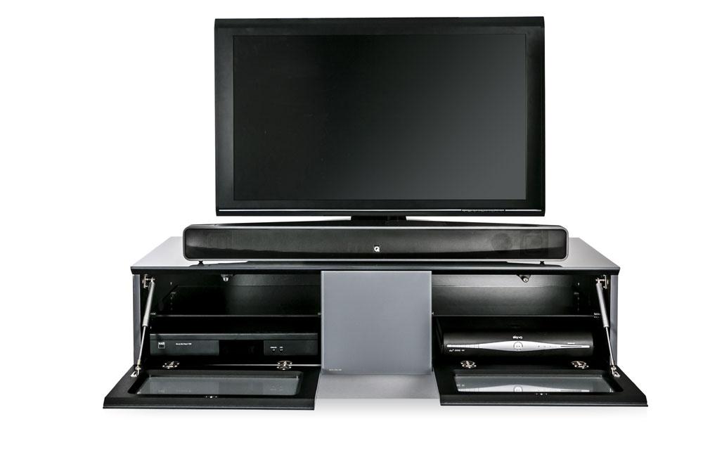 Alphason Element EMT1250 High Gloss Grey TV Cabinet