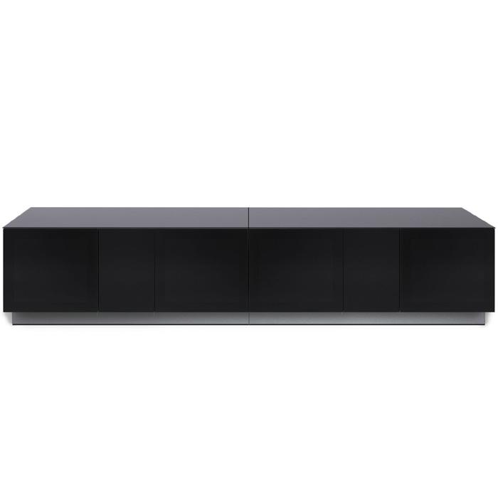 Alphason Element EMT2500XL High Gloss Black TV Cabinet 520mm Tall