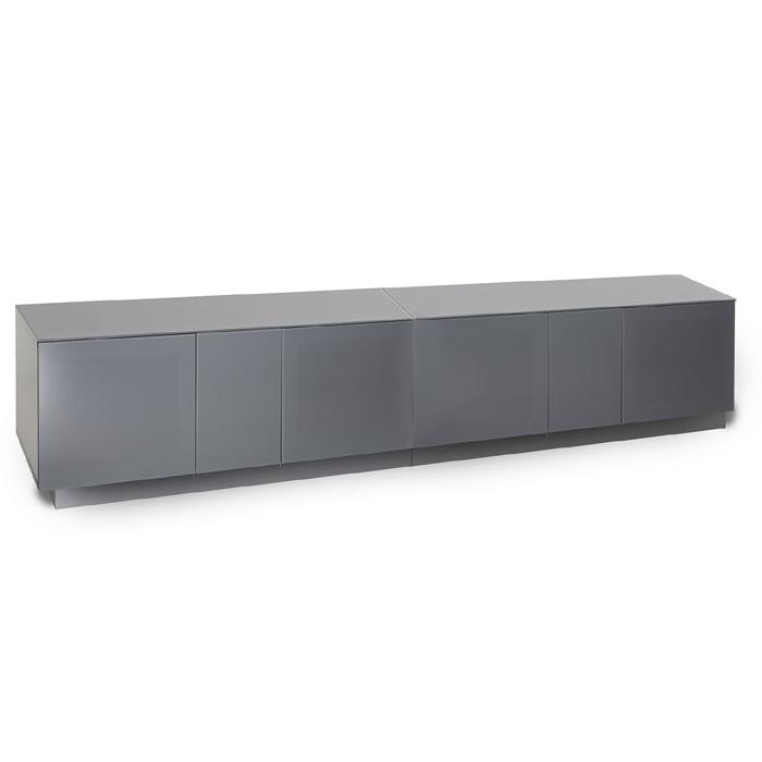 Alphason Element EMT2500XL High Gloss Grey TV Cabinet 520mm Tall