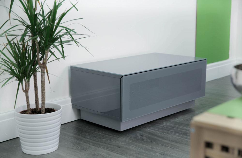 Alphason Element EMT850-GRY High Gloss Grey TV Cabinet