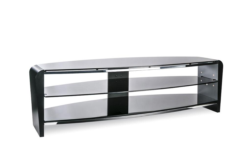 Alphason Francium Black TV Stand - FRN1400/3-BLK