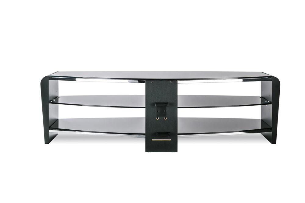 Alphason Francium Black TV Stand - FRN1400/3-BLK