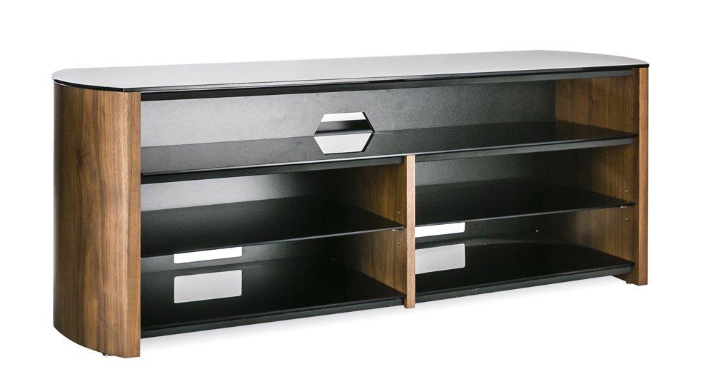 Alphason Finewoods Walnut Soundbar Ready TV Stand - FW1350SB-W