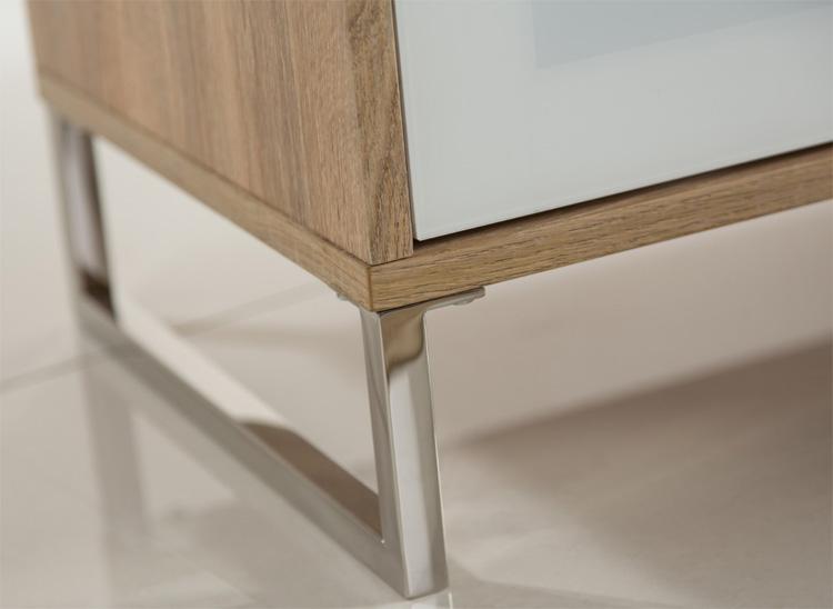 Alphason Helium 1200mm Oak and White Wall Mountable / Free Standing TV Stand (ADHE1200-LO)