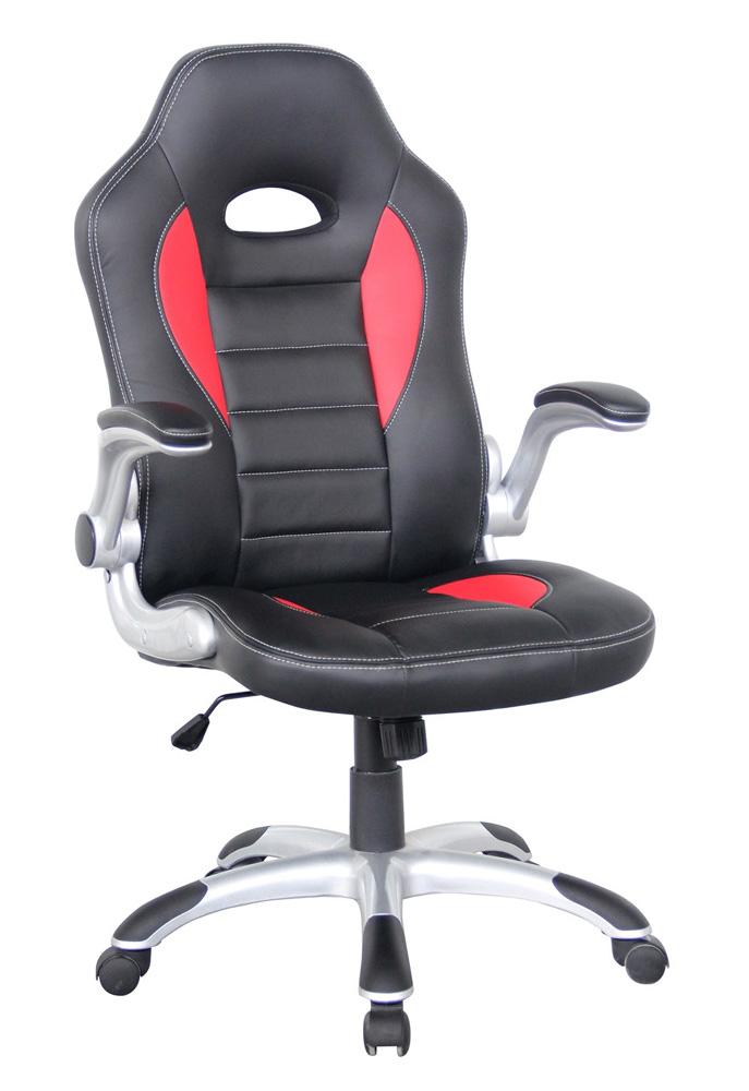 Alphason Talladega Black and Red Leather Racing Style Executive Chair
