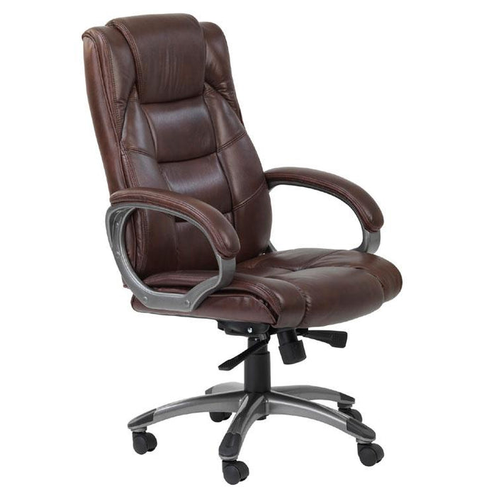 Alphason Northland Brown Leather Executive Office Chair (AOC6332-L-BRN)