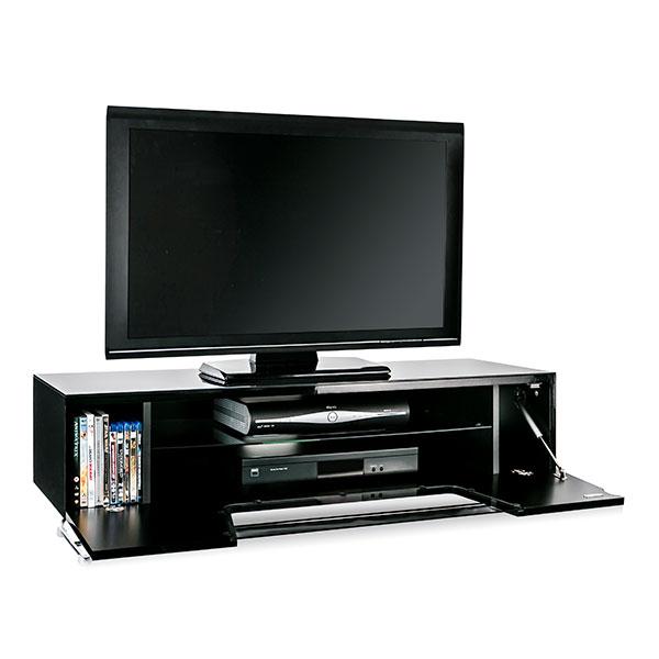 Alphason Chromium 1200mm TV Stand in Black (CRO2-1200CB-BLK)