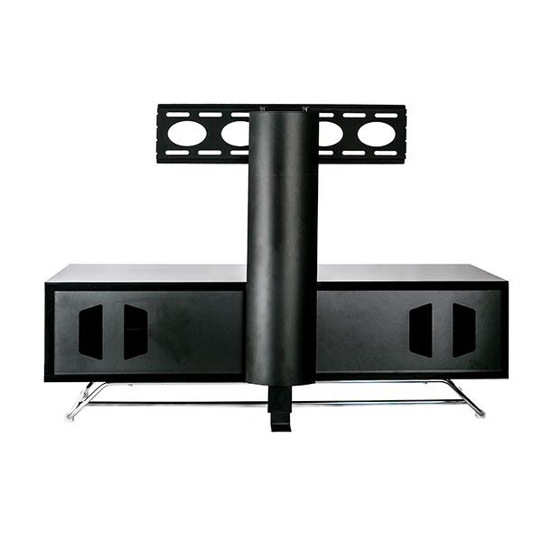 Alphason Chromium 1200mm TV Stand with Bracket in Black (CRO2-1200BKT-BK)
