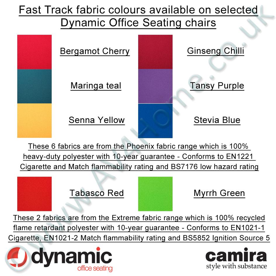 Dynamic Portland HD Black Mesh Executive Office Chair