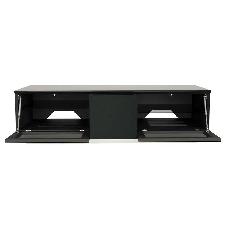 Alphason Element EMT1250 High Gloss Black TV Cabinet