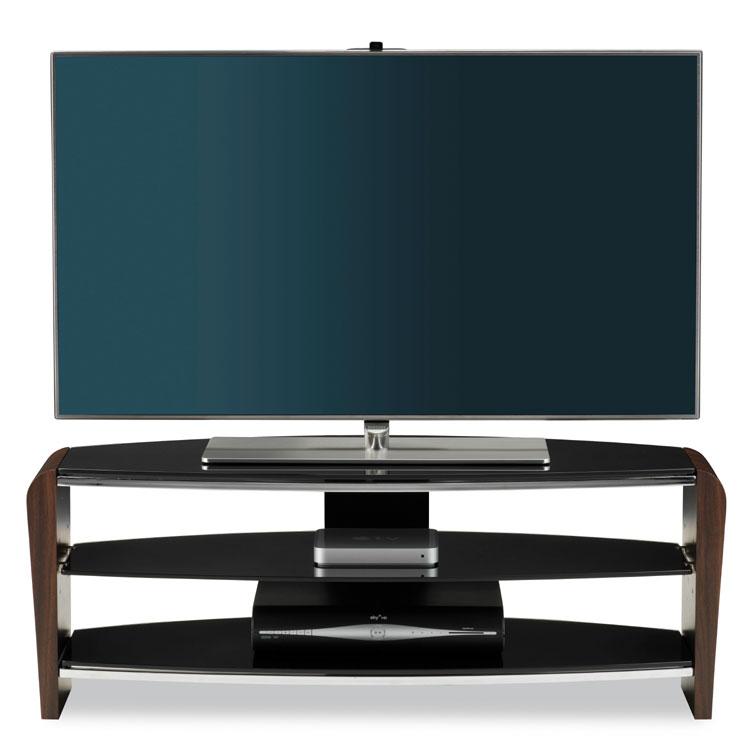 Alphason Francium Large Walnut TV Stand for up to 50" TV's - FRN 1100/3-W