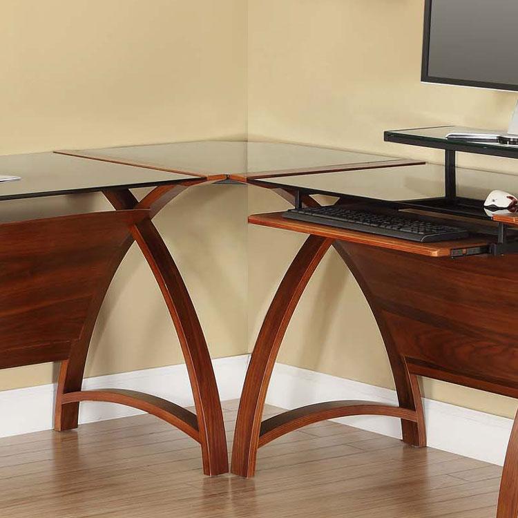 Jual Curve PC201-CCB Corner Connector in Black Glass