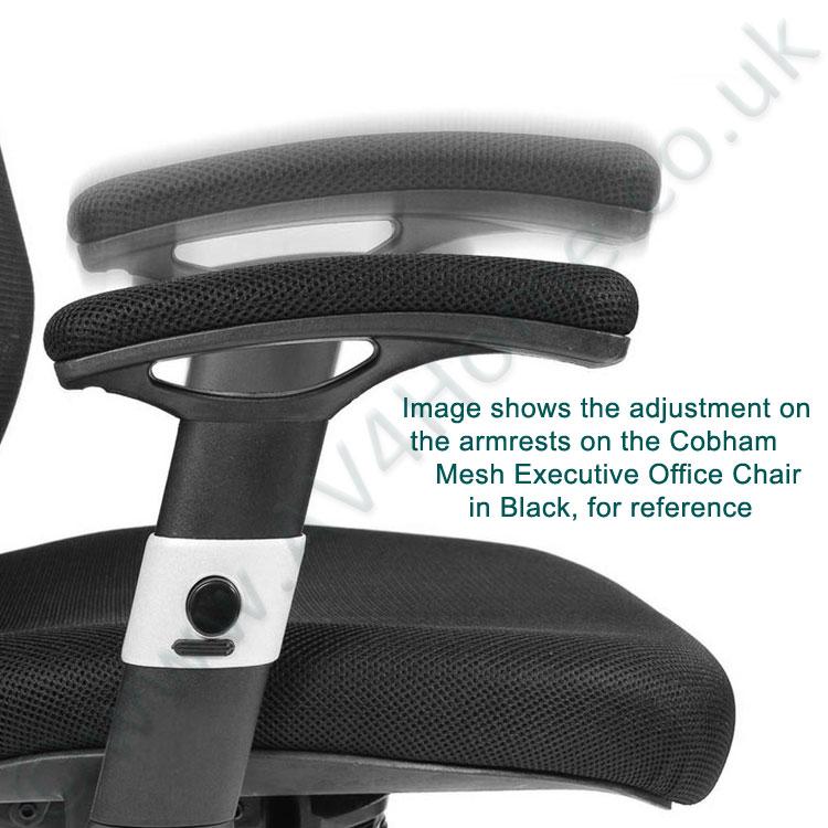 Teknik Cobham Mesh Executive Chair in Black (OA1013BK)