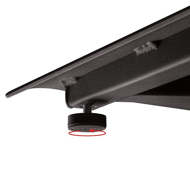 B-Tech BTF842 2.4m High Dual TV Stand for Screens up to 65 inches