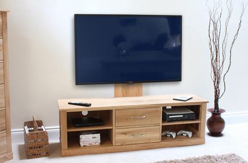 Baumhaus Mobel Oak Cantilever TV Stand (COR09E)