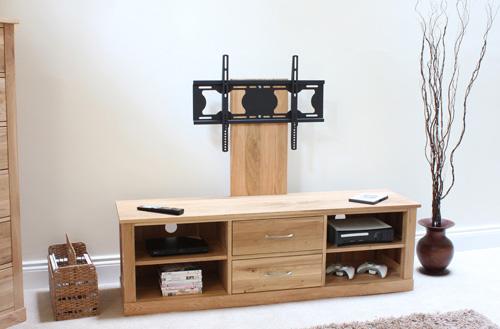 Baumhaus Mobel Oak Cantilever TV Stand (COR09E)