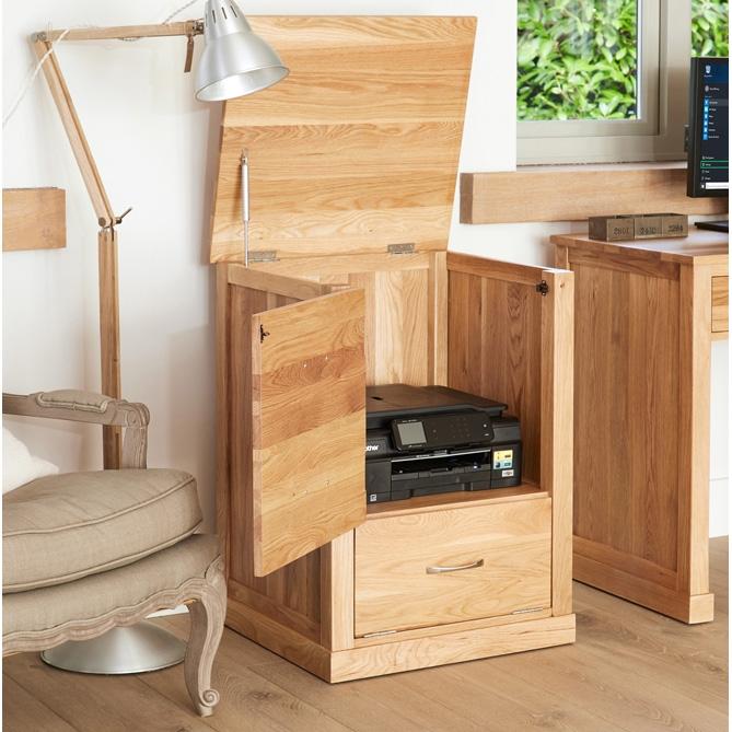 Baumhaus Mobel Oak Printer Cupboard (COR07C)