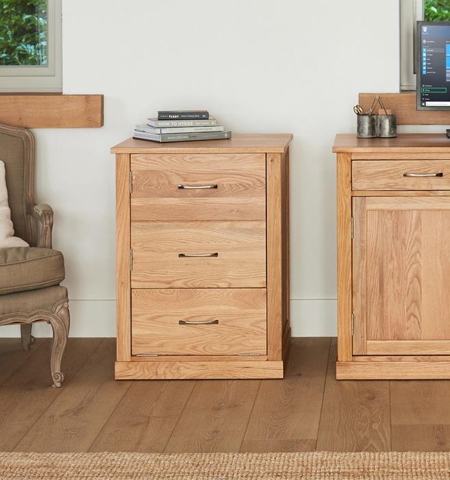 Baumhaus Mobel Oak Printer Cupboard (COR07C)