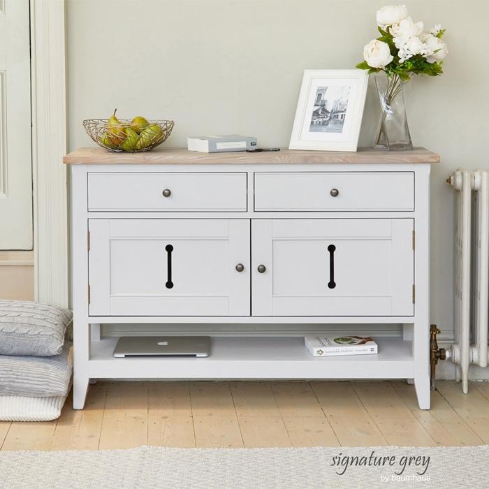Baumhaus Signature Grey Small Sideboard (CFF02B)