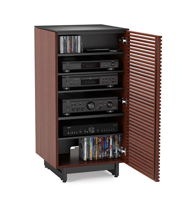 BDI Corridor 8172 Chocolate Walnut Audio Tower