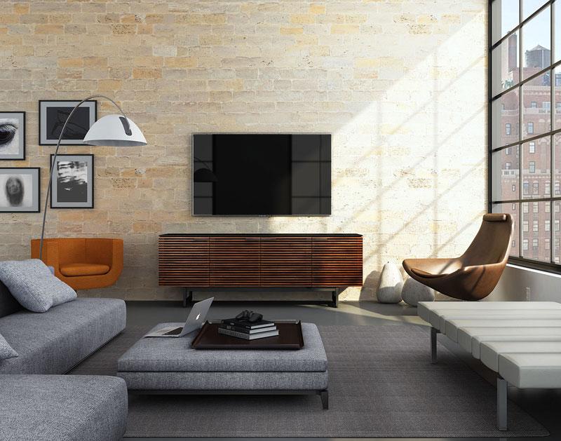 BDI Corridor 8179 Chocolate Walnut TV Cabinet