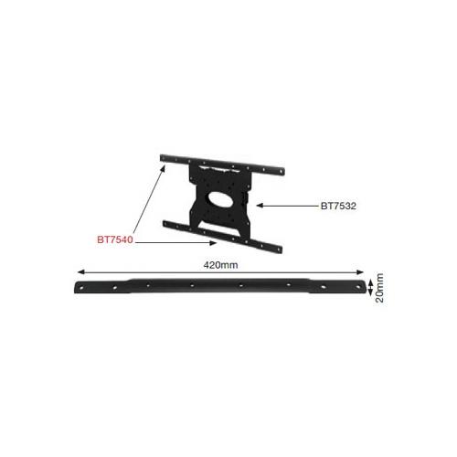 B-Tech BT7540B - VESA 400x200, 300x200 and 200x300 Vesa Adaptor Bars