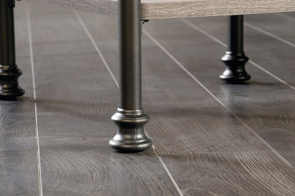 Teknik Canal Heights End Side Table in Northern Oak Finish (5419229)