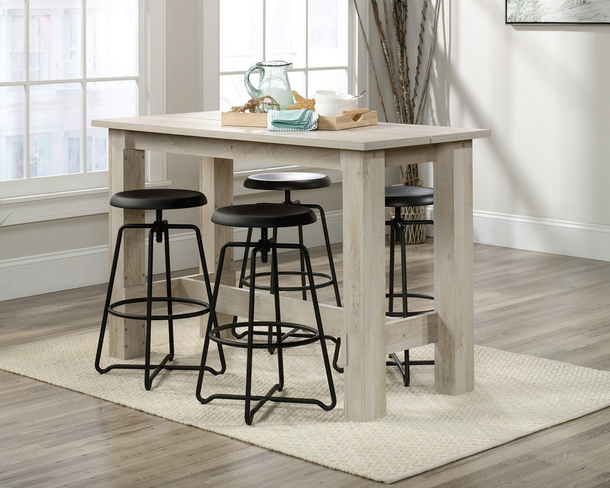 Teknik Counter Height Bench Desk in Chalked Chestnut (5427128)