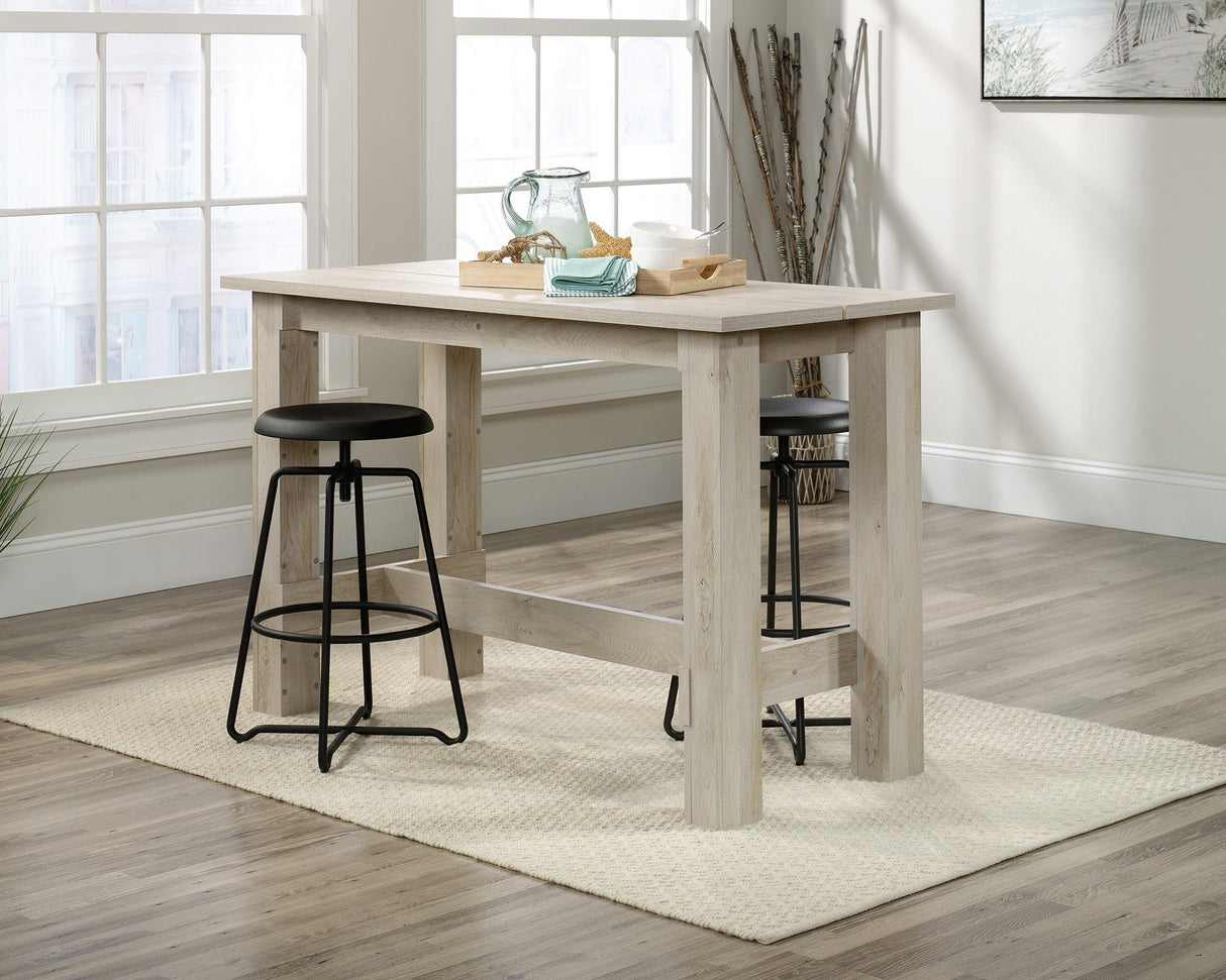 Teknik Counter Height Bench Desk in Chalked Chestnut (5427128)