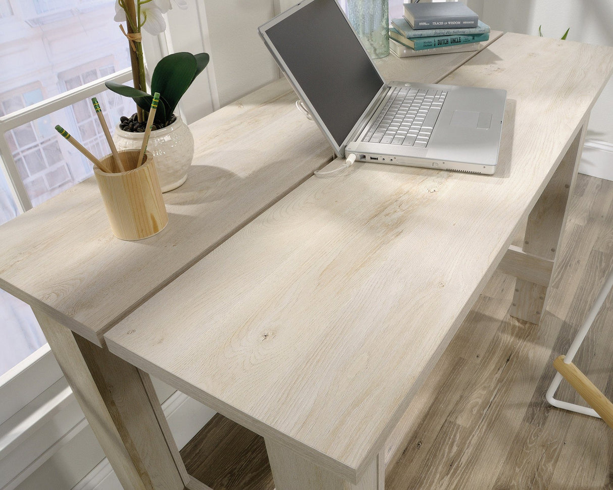 Teknik Counter Height Bench Desk in Chalked Chestnut (5427128)